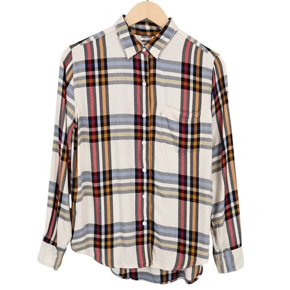 Levi's Tops - Levi's Women's Western Boyfriend Fit Plaid Button Down Shirt Size Small